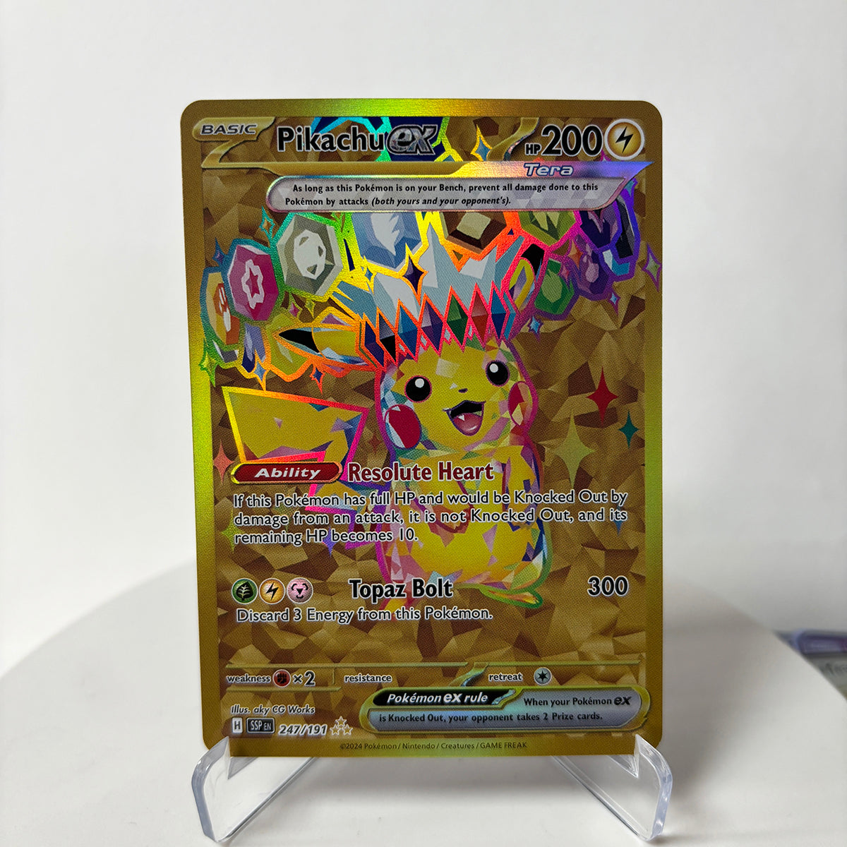 Pikachu ex · Surging Sparks (SSP) #247