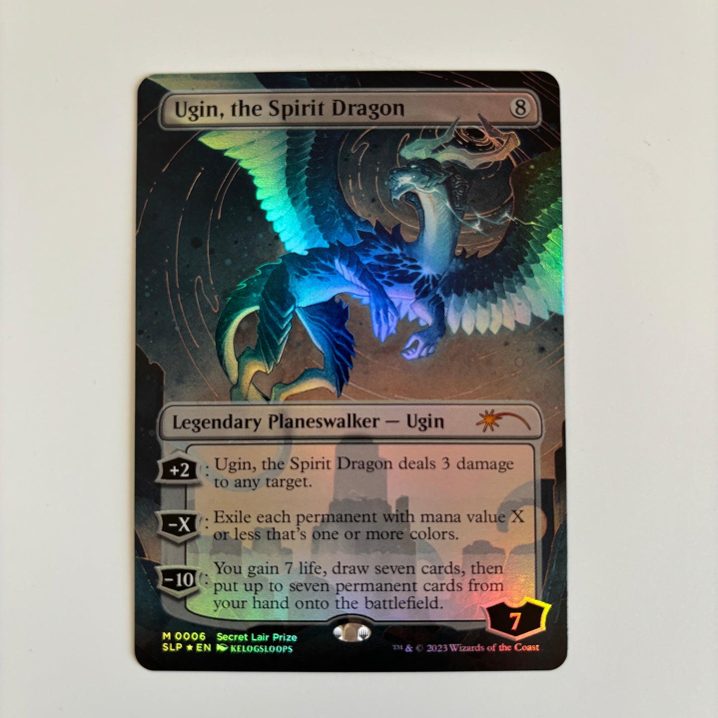 Ugin, the Spirit Dragon SLP Foil MTG Proxy Cards