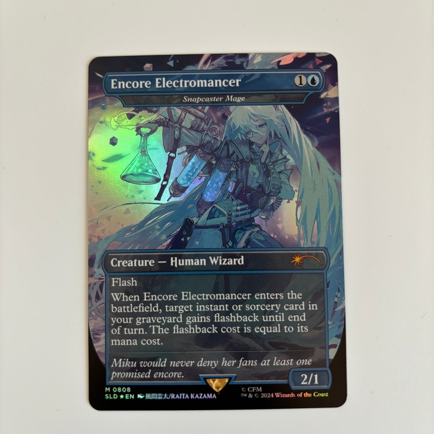 Encore Electromancer(Snapcaster Mage) EN Foil MTG Proxy Cards