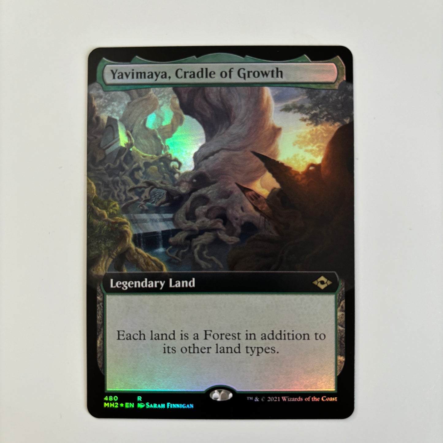 Yavimaya, Cradle of Growth extend foil MTG Proxy Cards