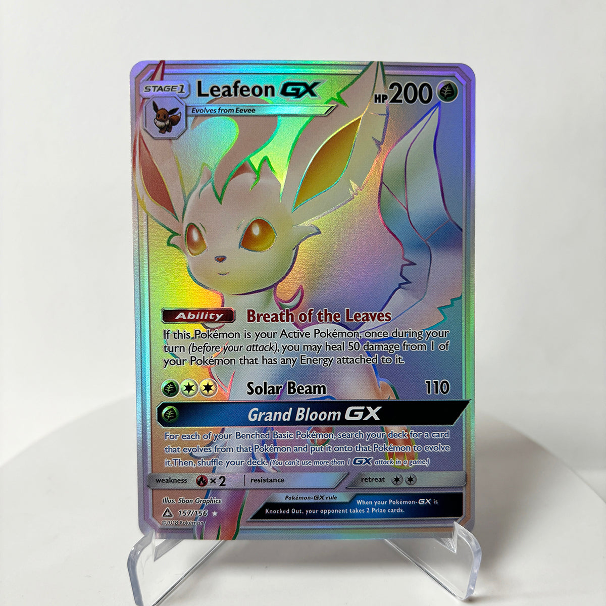 Leafeon-GX · Ultra Prism (UPR) #157