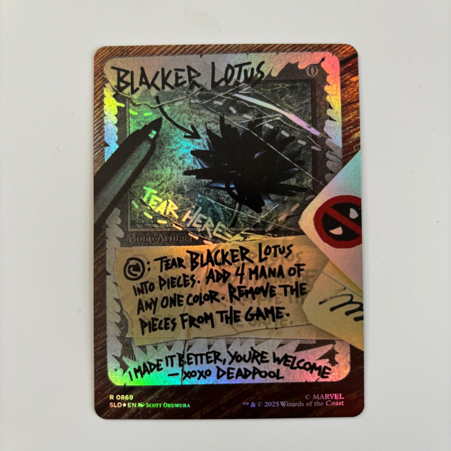 Blacker Lotus SLD #869 Foil MTG Proxy Cards