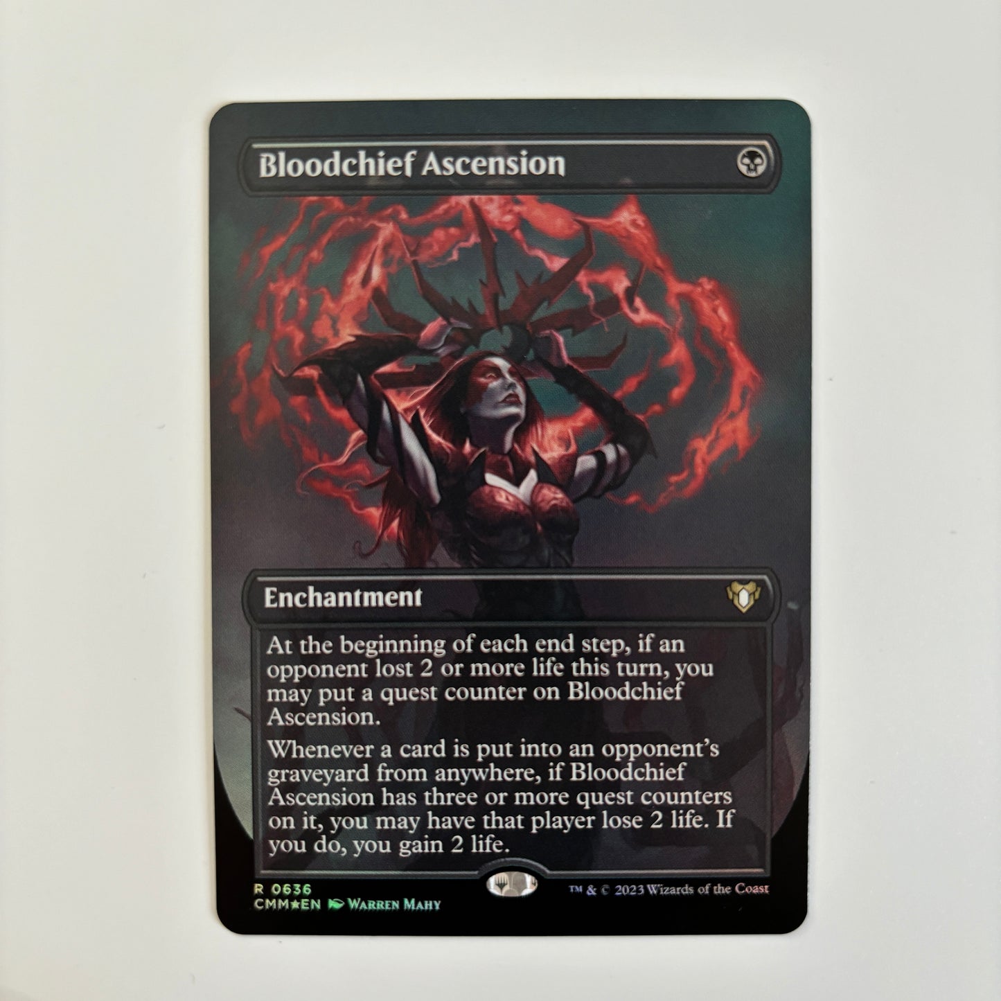 Bloodchief Ascension CMM #636 Foil MTG Proxy Cards