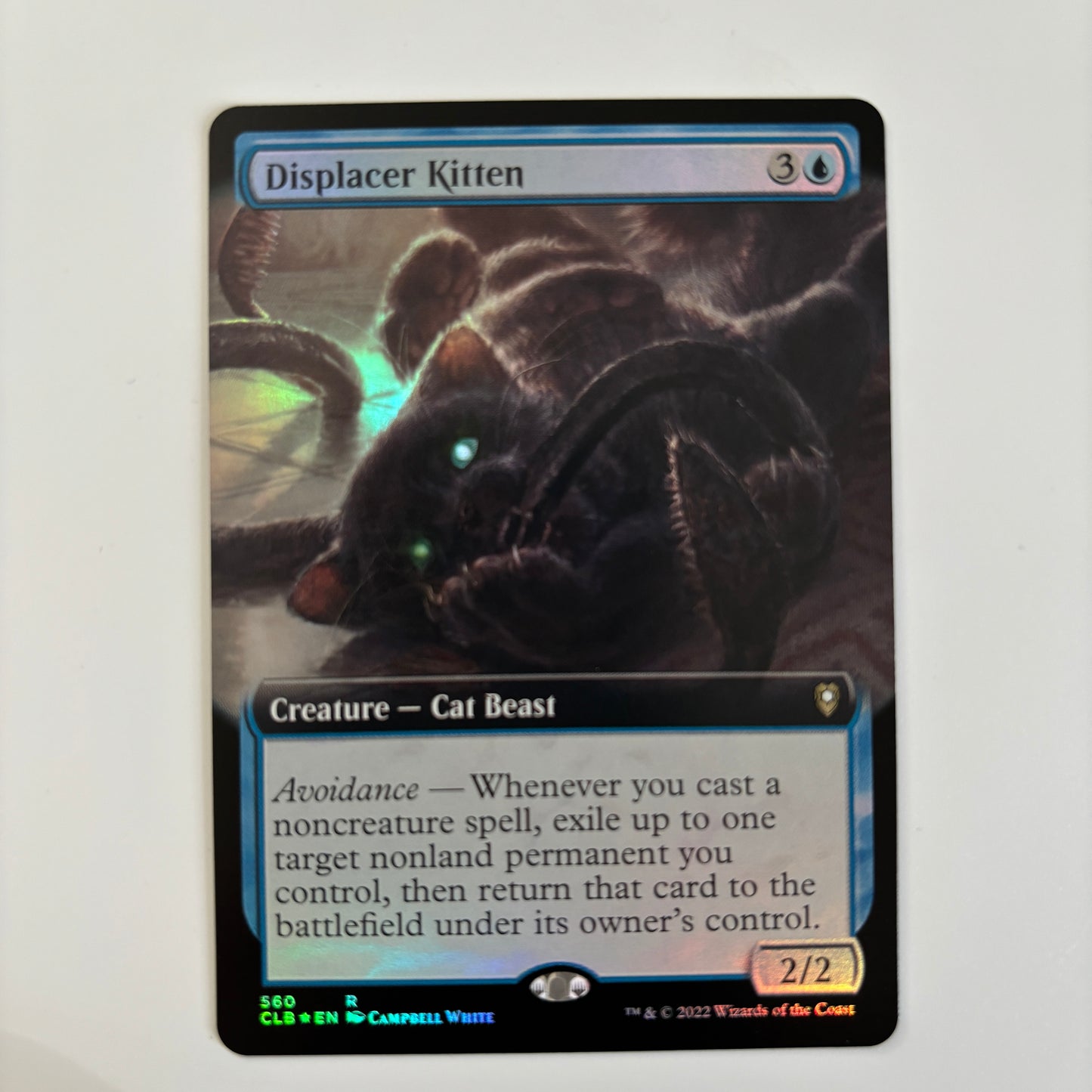 Displacer Kitten extend art#560 MTG Proxy Cards