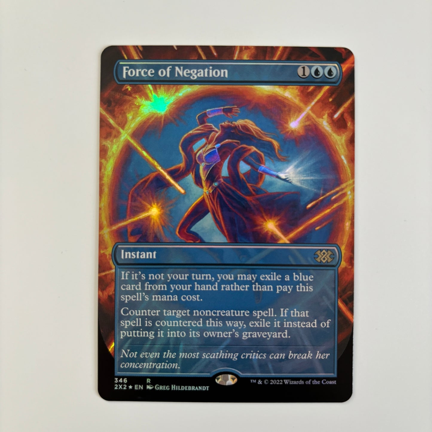 Force of Negation 2X2 #346 MTG Proxy Cards