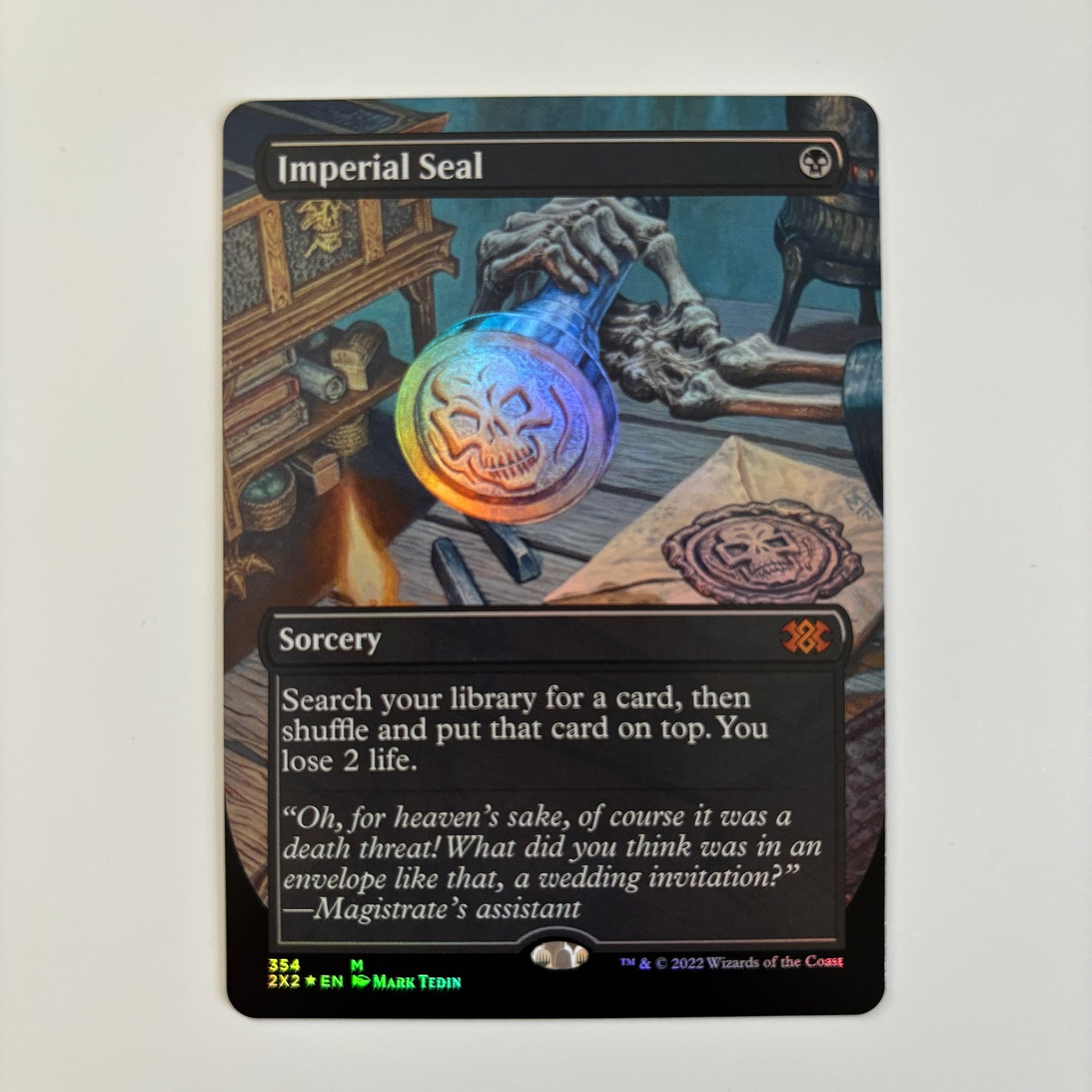 Imperial Seal Borderless 2X2 Foil MTG Proxy Cards
