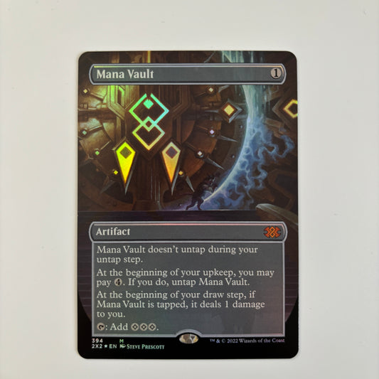 Mana Vault 2X2 Borderless foil MTG Proxy Cards