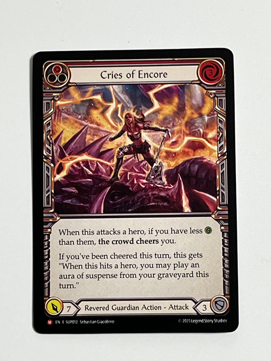 Cries of Encore SUP012 FAB Proxy Cards