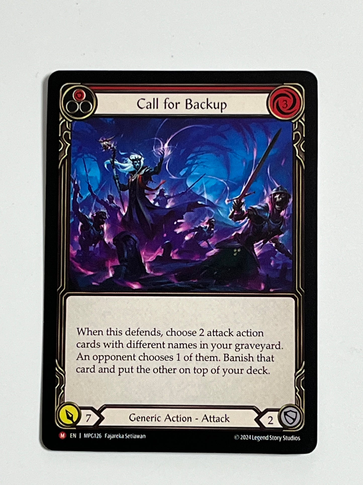 Call for Backup MPG126 FAB Proxy Cards