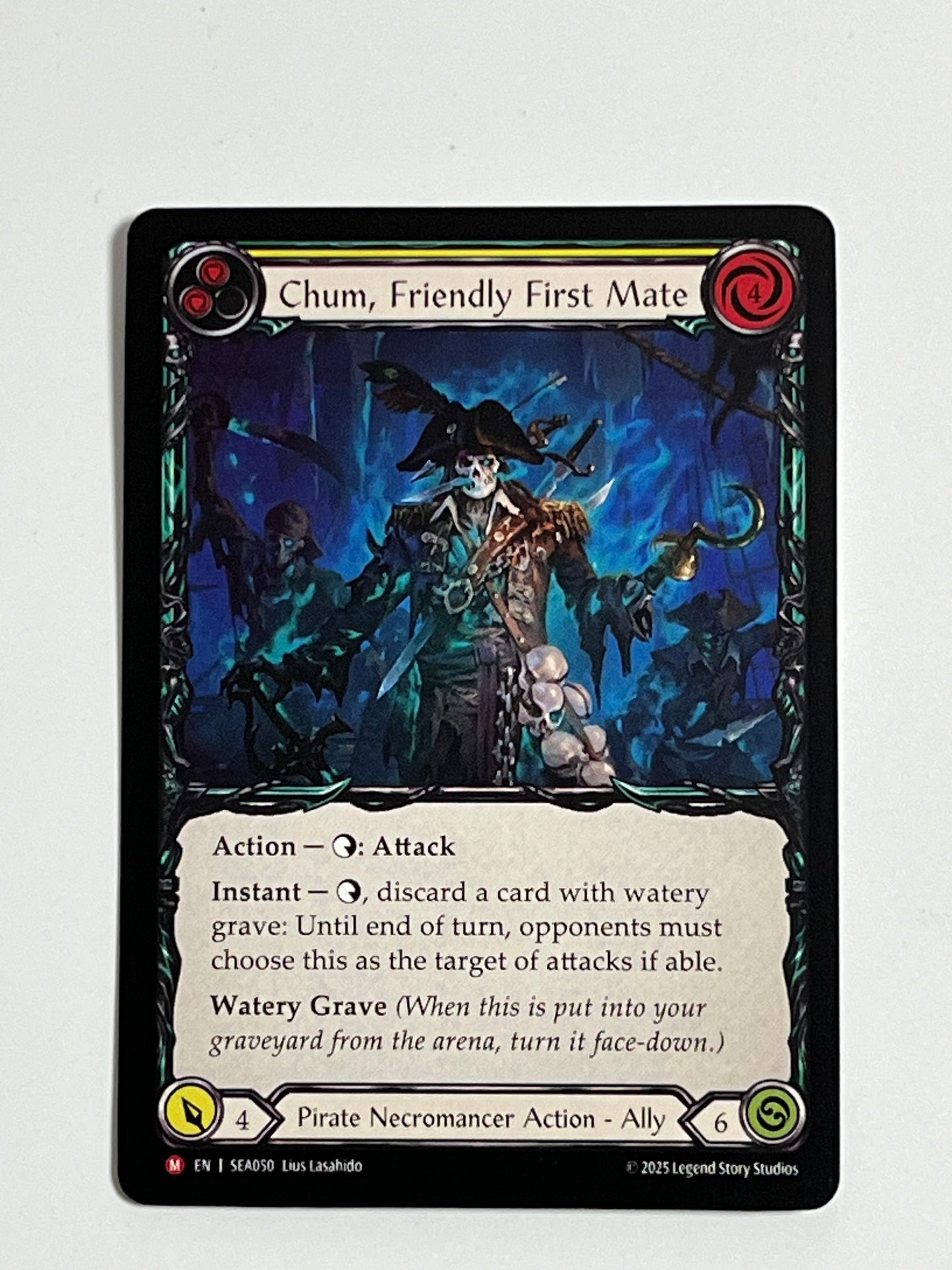 Chum, Friendly First Mate SEA050 FAB Proxy Cards