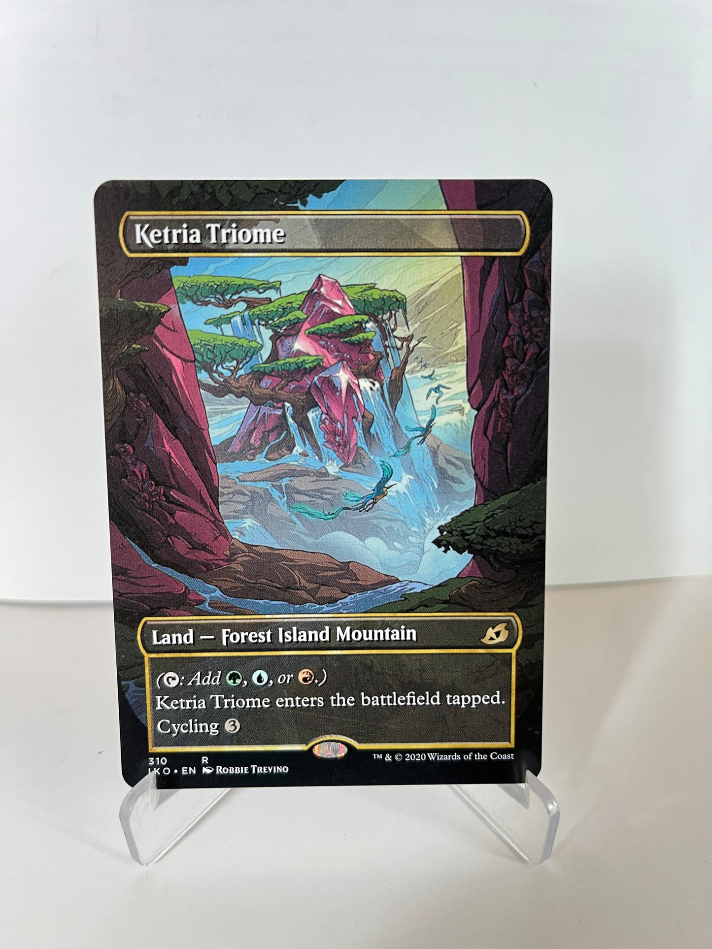 3 COLOR LANDS FOIL SET MTG CARDS