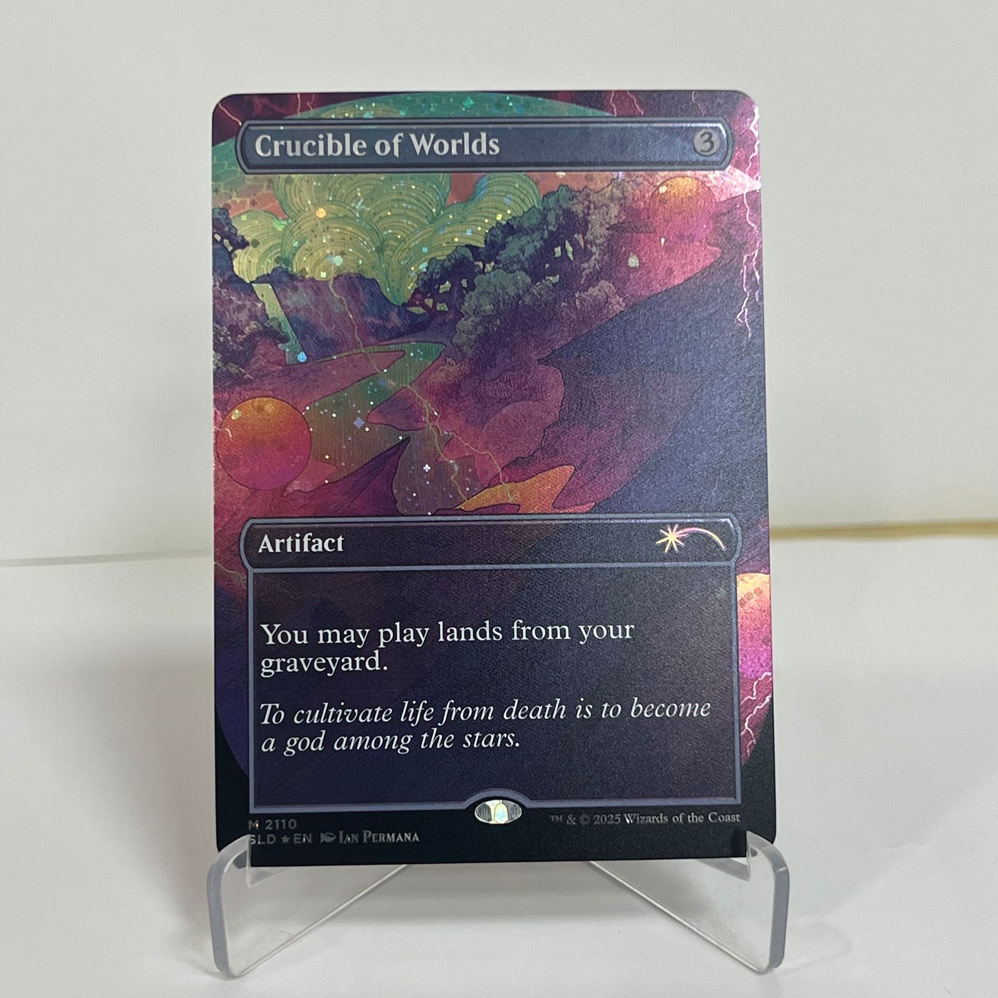 Crucible of Worlds SLD #2110 New Galaxy Foil