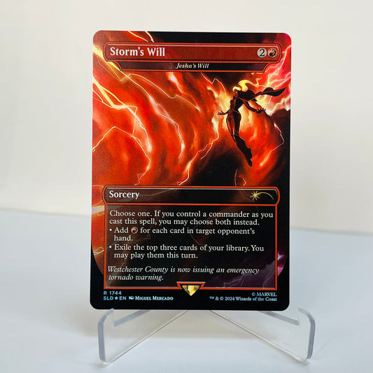Storm’s Will(Jeska’s Will) foil MTG Proxy Cards