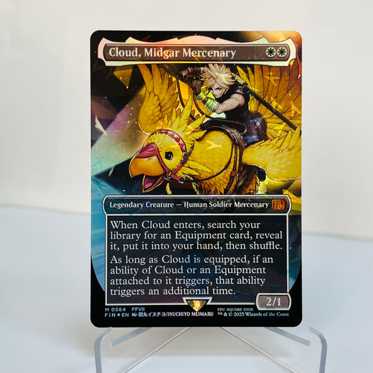 Cloud, Midgar Mercenary #564 Chocobotrack foil