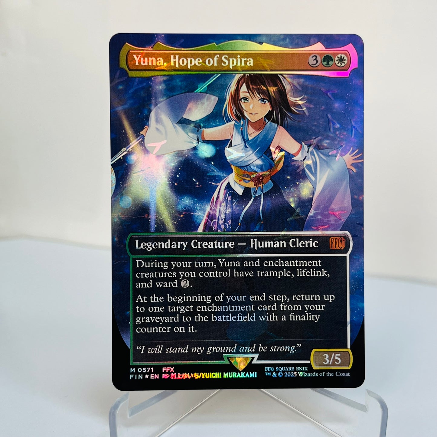 Yuna, Hope of Spira #571 Chocobotrack foil