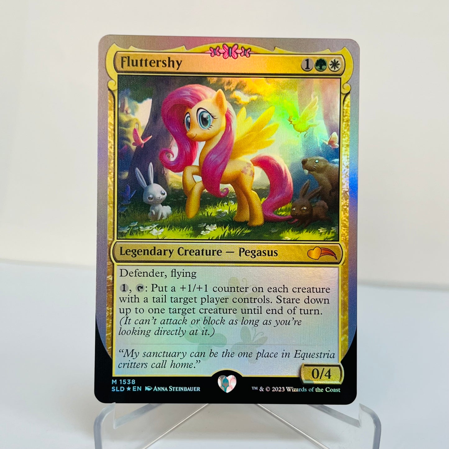 Fluttershy SLD #1538 foil